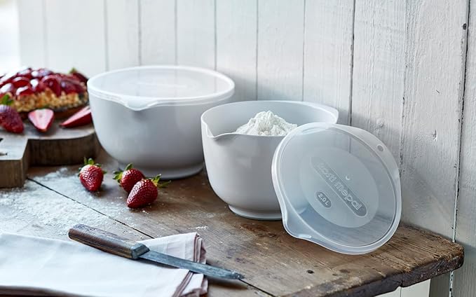 Rosti Precision Craft Mixing Bowl Set 2 Pcs Elevate Your Culinary Experience Stylish Nesting Bowls for Effortless Cooking and Baking