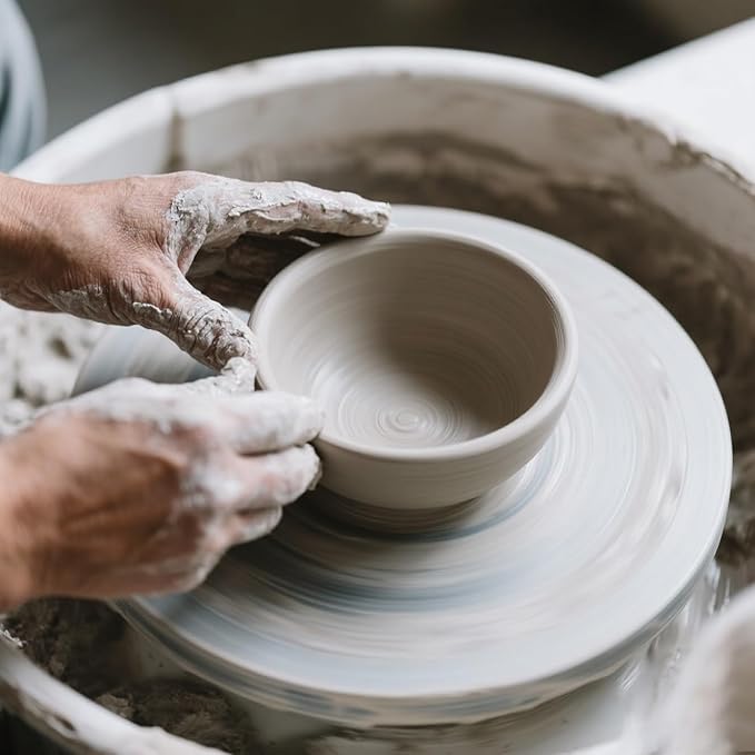 White Matcha Bowl with Spout - Ceramic Chawan Matcha Bowl for Whisking Matcha -Traditional Japanese Macha Bowl Handmade