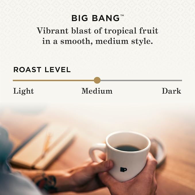 Peet's Coffee, Medium Roast K-Cup Pods for Keurig Brewers - Big Bang 10 Count (1 Box of 10 K-Cup Pods) Packaging May Vary (Pack of 2)