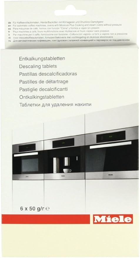 Miele Coffee Machine Cleaning Bundle: Descaling Tablets (6) PLUS Cleaning Tablets (10) PLUS Cleaning agent for Milk Pipework (100)