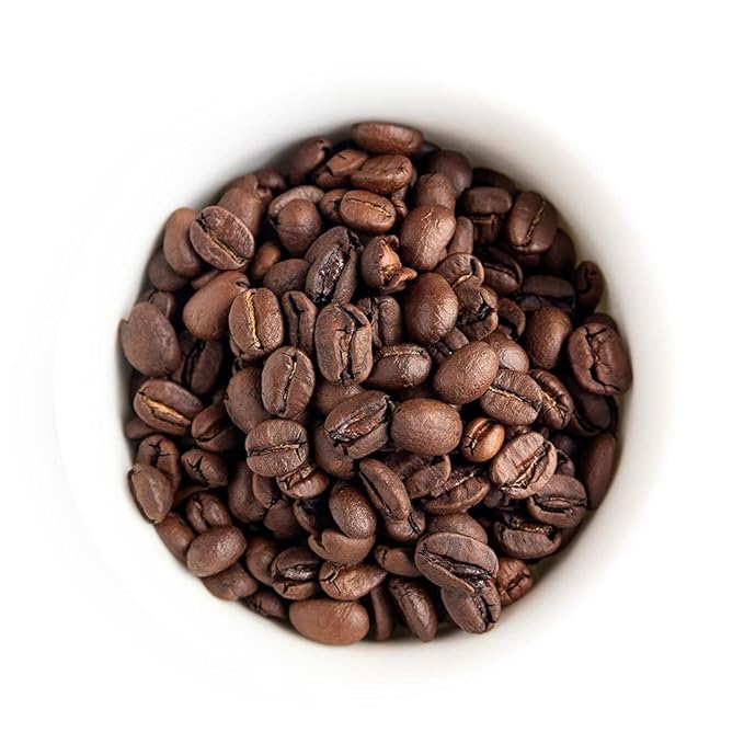Fresh Roasted Coffee, Organic Mexican Water-Processed Half-Caf | USDA Organic, Kosher | Medium Roast 5 lb (80 oz) Whole Bean
