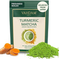 VAHDAM,Turmeric Matcha Green Tea Powder (25 Cups/1.76oz) With Curcumin - Pure Japanese Matcha Powder With Indian Turmeric Powder | Delicious Matcha Latte