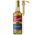 Torani Lychee Syrup for Drinks, Flavoring for Iced Tea, Sodas, and Cocktails, Glass Bottle with Pump Included, 25.4 Fl Oz