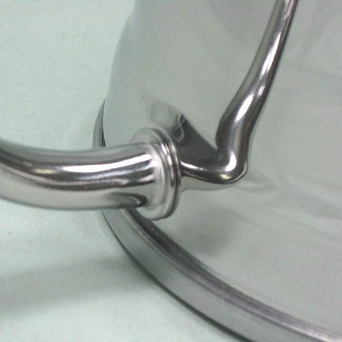 JapanBargain 4062, Japanese Gooseneck Kettle for Pour Over Coffee and Tea, Stainless Steel, Induction Heat Stove Compatible, 6-Cup, 1.2 Liter, Made in Japan