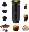 Portable Coffee Maker, 3-in-1 Espresso Machine for Travel 20 bar Mini Coffee Maker Compatible with Ground Coffee & Capsule for Car, RV, Hiking, Camping, Office, Travel Espresso Maker