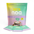 NOA Plant-Based Powder Creamer - Dairy-Free Coconut & Coconut Flavor, No Sugar, Vegan, Keto-Friendly, Instant Non-Dairy Coffee Enhancer, 30 Sachets of 6g
