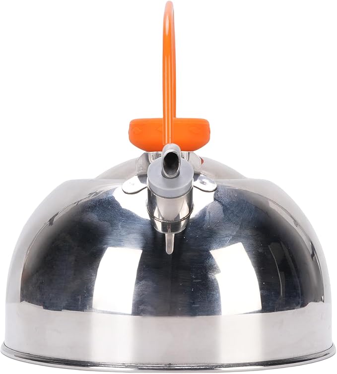 0.8L Camping Kettle with Thermometer, Lightweight Teapot Outdoor Camping Coffee Pot Tea Kettle for Boiling Water, Portable Camp Tea Pot Cookware for Hiking Backpacking Kitchen