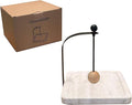 Handcrafted Italian Travertine Marble Napkin Holder for Paper Napkins (5-7"), Ideal for Cocktails, Restaurants, Bars & Modern Home Decor