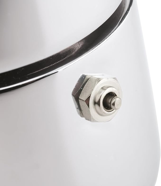 Bialetti Venus Caffettiera in Acciaio INOX, Adatta all'Induzione, Inossidabile, Argento, 6 Tazze