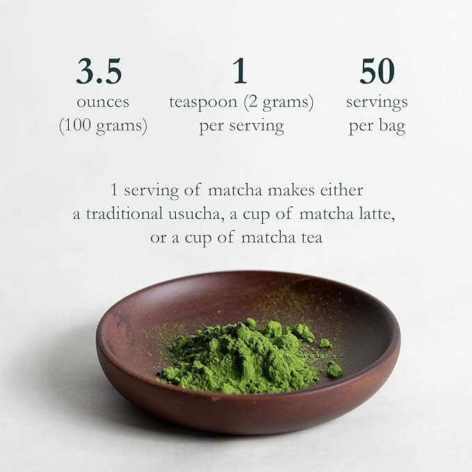 Naoki Matcha Barista Blend Premium Grade Matcha - Authentic Japanese First Harvest Premium Grade Matcha Green Tea Powder from Japan (100g / 3.5oz)