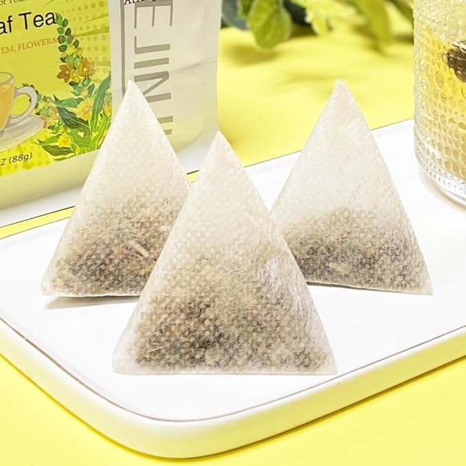 Mullein Leaf Tea - 2.2g x 40 Reusable Tea Bags - 100% Natural Mullein Leaf, Stem & Flower - No Flavoring & No Additives & Caffeine Free