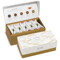 Tea Forte Winter Chalet Premium Presentation Box Gift Set Sampler, 20 Count, 4 of Each Blend Individually Wrapped Handcrafted Pyramid Infuser Bags