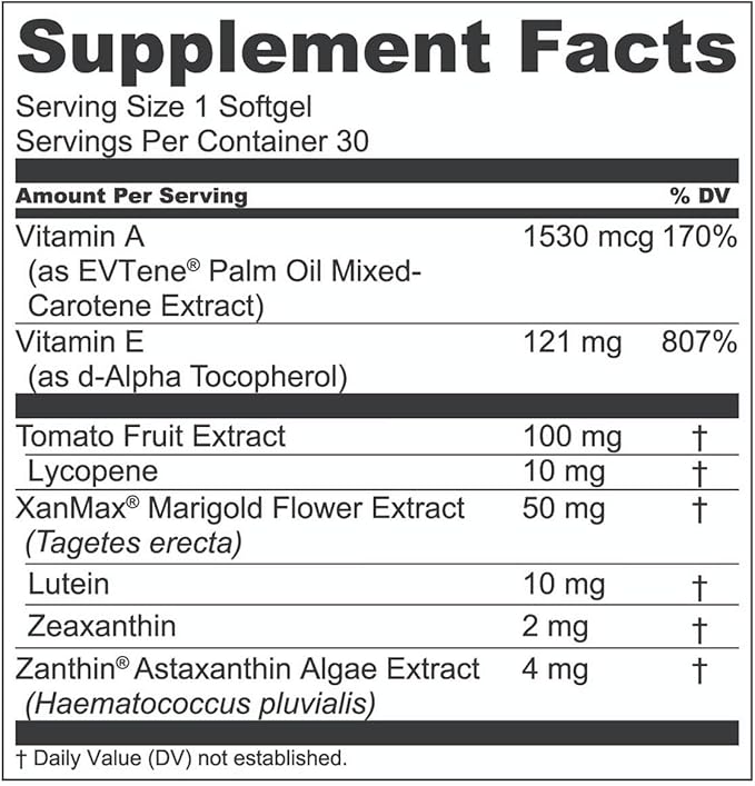 1MD Nutrition VisionMD Eye Vitamin CARMIS - with Lutein & Zeaxanthin | Supports Vision Health, Everyday Eye Strain, & Occasional Dry Eye | 90 Softgels (3-Pack)