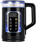 Electric Tea Kettle with Temperature Control, 1.5L Glass smart Water Boiler for Tea, Coffee & Boil, Automatic Shut Off, 12h Keep Warm & One-Touch 6 Presets