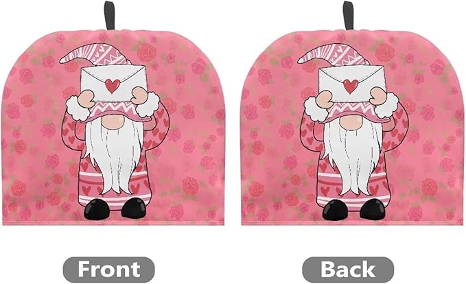 Pink Tea Kettle Dust Cover Gnomes Tea Pot Cover Keep Warm Teapot Dust Protector Small Teapot Insulation Cover