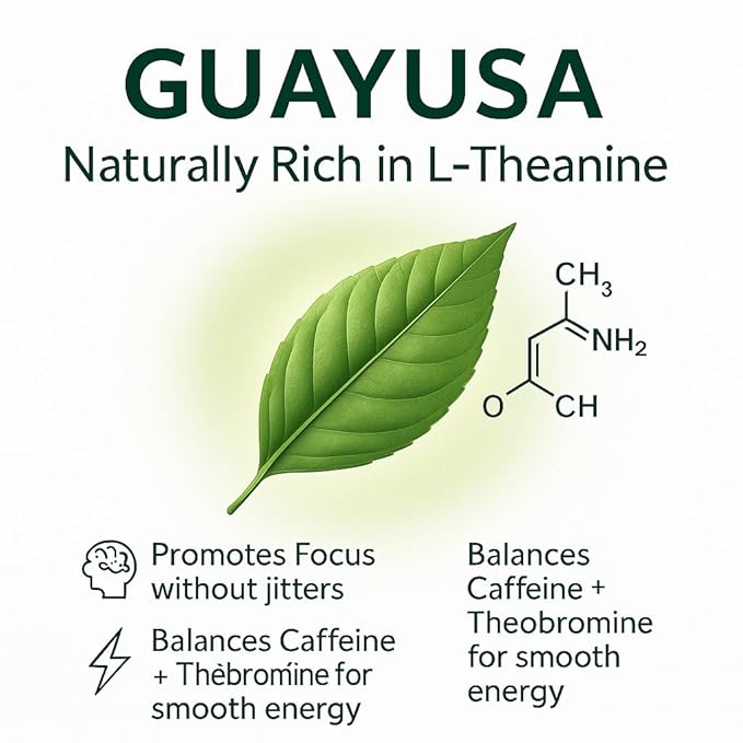 Pacha Ancient Energy Guayusa Tea | Green Guayusa | Traditional Guayusa | Loose leaf | Tea Bags | Energy Tea | l-theanine + caffeine | clean energy drink | Alternative to Yerba Mate, Coffee, and Green Tea (16oz, Golden Guayusa)