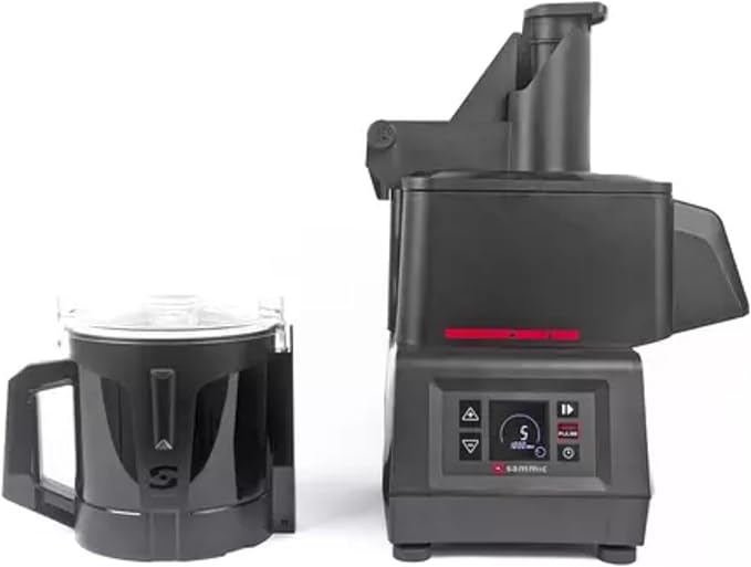 Sammic CK-24V 2D Combination continuous feed Vegetable Prep & Bowl Food Processor, countertop, continuous feed design up to 770 lbs/hr production, digital controls (5) variable speeds