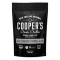 Whiskey Barrel Aged Coffee, Single-Origin Sumatra Beans Aged in American Malt Whiskey Barrels, Medium Dark Roast Whole Bean, 12 oz