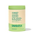 DAVIDsTEA Organic Vanilla Matcha Tea – Flavored Green Tea Powder with Natural Vanilla – Low Caffeine – 100g Iconic Tin – Smooth, Creamy & Sweet Matcha for Lattes, Iced Drinks