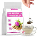 Premium 100 Milk Thistle Tea Bags, Made with 100% Wild Milk Thistle Seeds, for Liver Detox & No Additives & Caffeine Free.