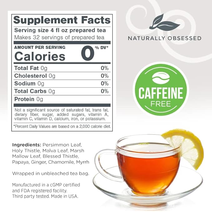 | Drink2shrink | Naturally Obsessed Detox Tea - Original blend - Support For Detox and Natural Cleansing - Filtered Tea Bags (24 Sachets = 48 Bags)