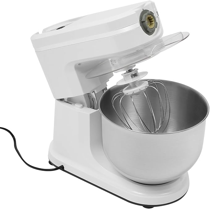 Food Processor, 700W Electric Chopper with Meat Grinder & Veggie Chopper, 6+1 Speed, 6.34QT Bowl (White)