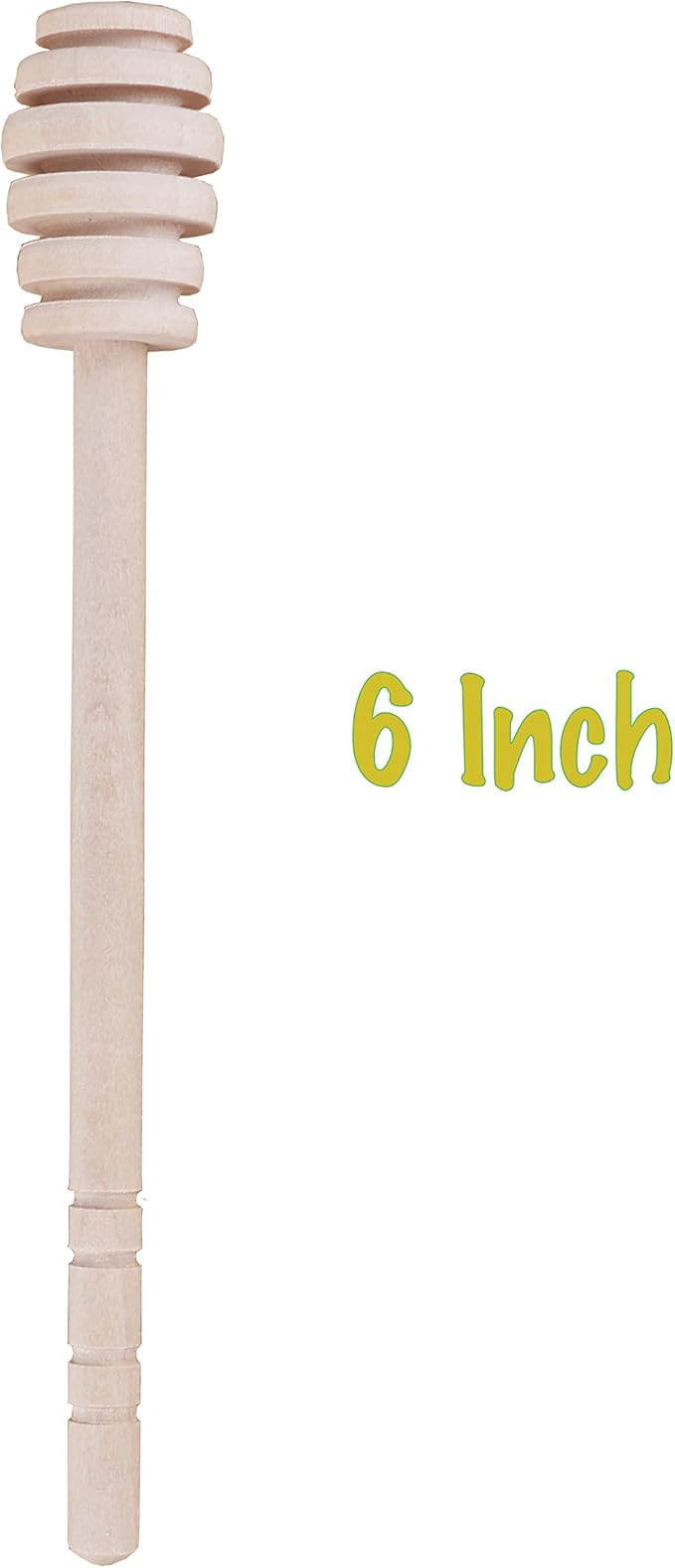 Wooden Honey Mixing Stirrer, 2Pcs 6 Inch Honey Dipper Sticks Honey Spoon