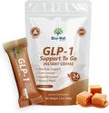 Slim Coffee GLP-1 Supplement | GLP 1 Booster to Control Appetite and Cravings | Great Tasting Metabolic Support - Coffee Bean Extract, Green Tea, Yerba Mate (Caramel)