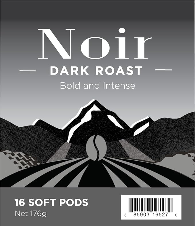 Wolfgang Puck Coffee, Noir, 12 Gram Soft Pods, 16 Count (Pack of 6)