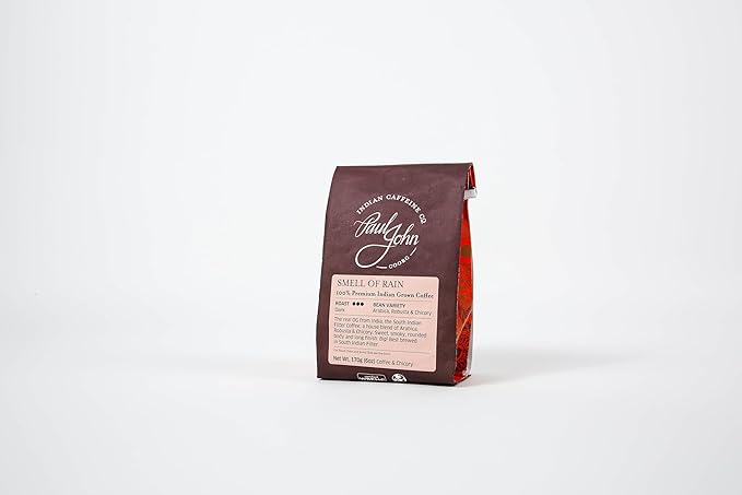 Smell of Rain | Dark Roast Ground Coffee | Traditional South Indian Filter Brew | Smooth & Aromatic | 6oz