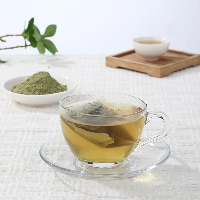 60 Premium Lemongrass Tea Bags, Made with 100% Natural Lemon grass, Perfect for Relaxation and Wellness, No Additives & Caffeine Free.