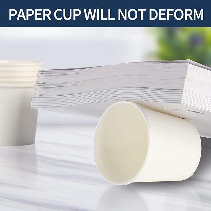 Brandon-super [100 Count - 2 oz] Small Paper Cups, Mouthwash Cups Bathroom Cups Mini Cups Small Disposable Cups