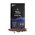 Peak State Coffee with Benefits - Mushroom Coffee Organic Beans - STRESS LESS Dark Roast Adaptogen with Reishi & Chaga - Mold Free, Mycotoxin Free,Vegan, Paleo, Dairy Free, Gluten-Free, Non-GMO (12 oz Bag, Whole Bean - $1.13/cup)