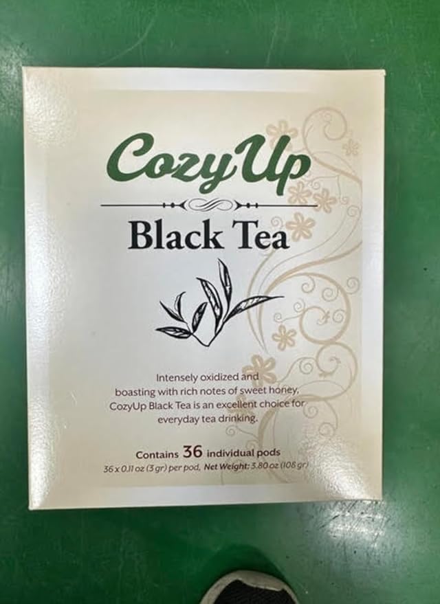 Cozy Up 36-Count Black Tea Pods Compatible with Keurig K-Cup Brewers