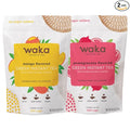 Waka Instant Tea Mix - 2 Bag Bundle (4.5oz Each), Unsweetened Tea Powders - Mango & Pomegranate Flavored Green