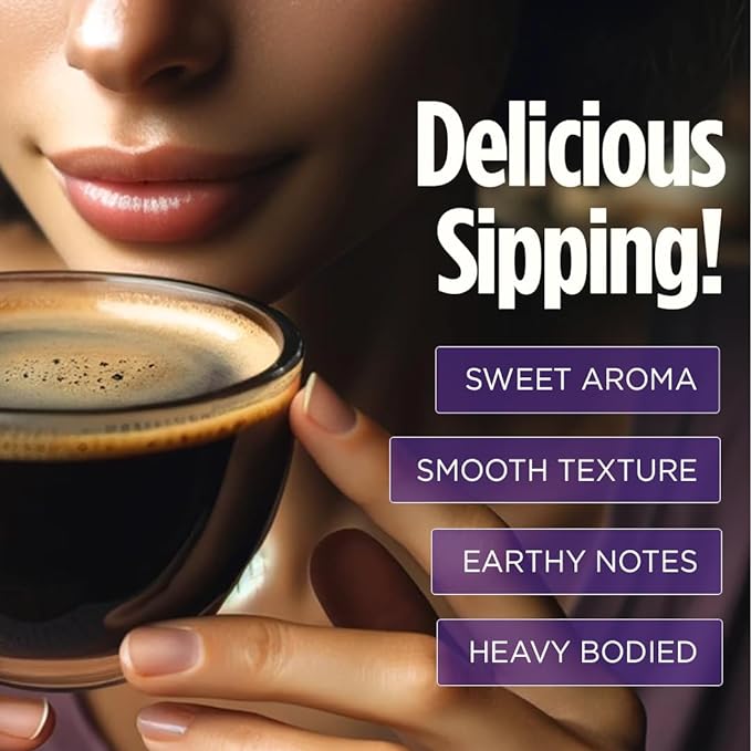 VitaCup Focus Mushroom Coffee Grounds, with Lions Mane, Chaga, B Vitamins, D3, Boost Focus, Immunity, Memory & Clarity, Medium Dark Roast, Bold & Smooth 100% Arabica Specialty, 3 bags, 10oz each