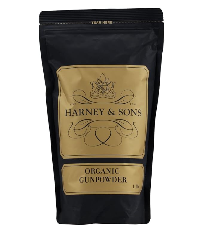Harney & Sons Organic Gunpowder, 16oz Bag of Loose Tea