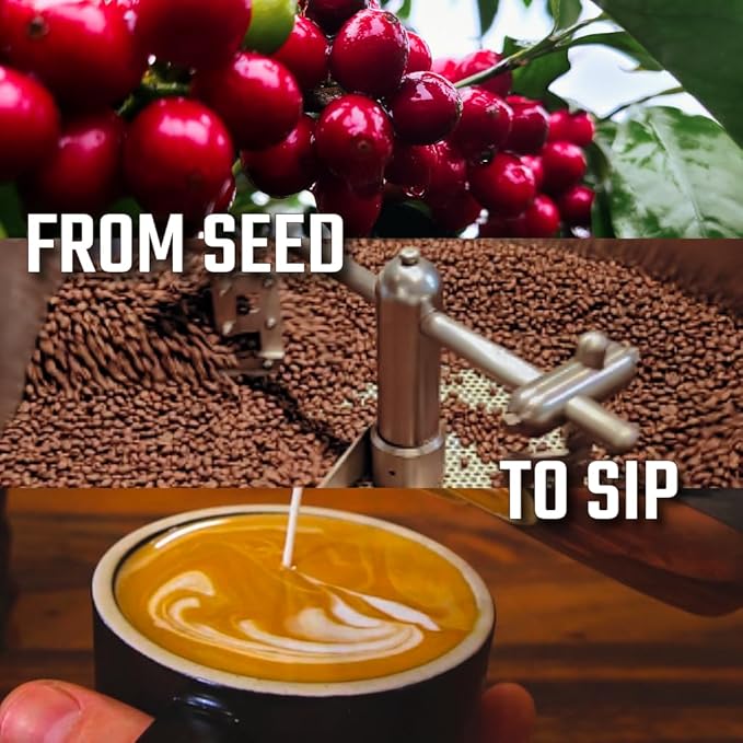 KONA EARTH 100% Kona Coffee, Classic Medium Roast, Whole Bean (8oz) Farm-Direct, Authentic Hawaiian Kona Coffee beans from Hawaii’s Big Island, Micro-Batch-Roasted
