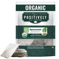 Organic Positively Tea Company, Spearmint Leaf Herbal Tea Bags, 100 Count, Eco-Friendly Tea Bags, Non-GMO