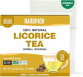 HANDPICK, Licorice Root Tea Bags (50 Count, 2g/tea bag) Licorice Tea | Non-GMO, Caffeine Free | Goodness of Cinnamon, Blackpepper, Clove, Cardamom & Ginger