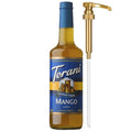 Torani Sugar Free Syrup, Mango Flavored Syrup for Drinks, Zero Calorie, Glass Bottle with Pump Included, 25.4 Fl Oz