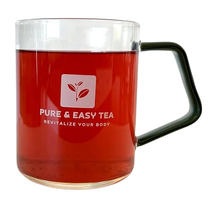 Pure And Easy Tea, Clever Endeavor, Mental Focus & Clarity Tea, Caffeinated Loose Leaf Blend with Ginkgo Biloba & Yerba Mate (100g)
