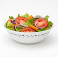 Chip Resistant 1 qt (0.95L) Bowl with Blue Scandinavian patterns, 4- pack