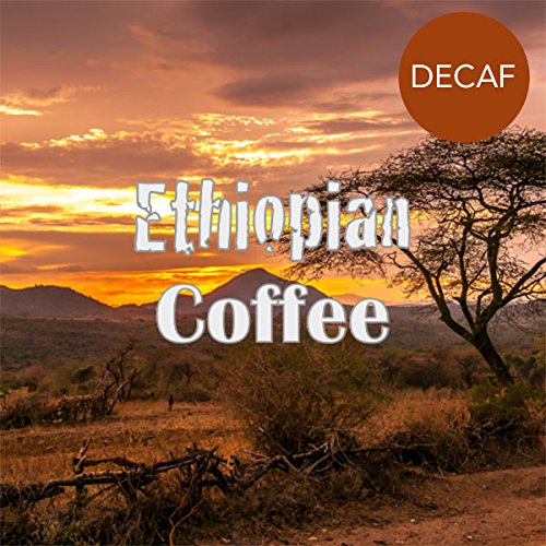 Ethiopian Decaf Coffee, Yirgacheffe, Ground, Swiss Water Processed, Fresh Roasted, 16-ounce