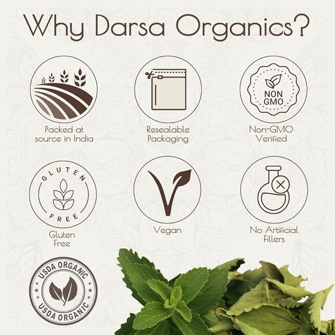 Stevia Powder 16 oz - Premium Grade USDA Organic Certified Plant Based Stevia Extract Powder for Cooking & Baking, Pure Natural Sweetener, Zero Calorie Sugar Substitute, Non-GMO, Gluten-Free, Vegan, No Erythritol or Additives