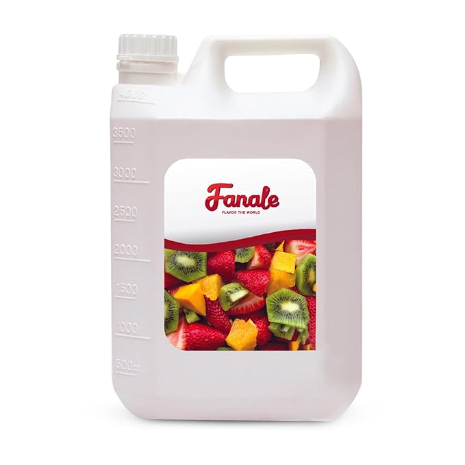 Fanale Premium Flavoring Concentrated Syrup for Bubble Tea 11 lb | Mango Flavor Syrup | for Boba Tea, Smoothies, Slushes, Desserts | 11lb | SRP020