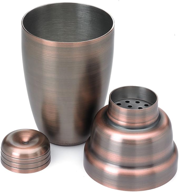 Barfly Cocktail Shaker, 18oz (532 ml), Antique Copper
