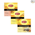 Lipton Peach Mango, Vanilla Caramel, & Lemon Black Tea 20 CT (1ea) (Variety Pack)