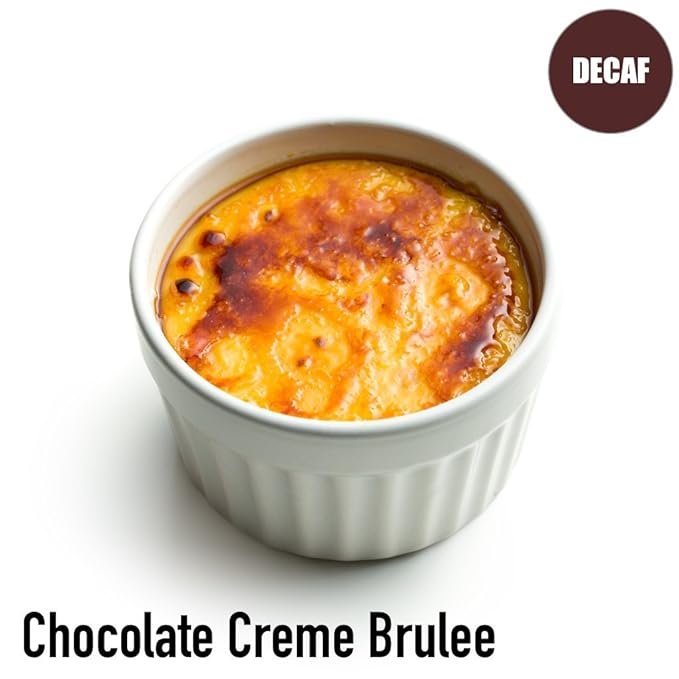 Chocolate Creme Brulee Flavored Decaf Coffee, Whole Bean, Fresh Roasted, 16-Ounce