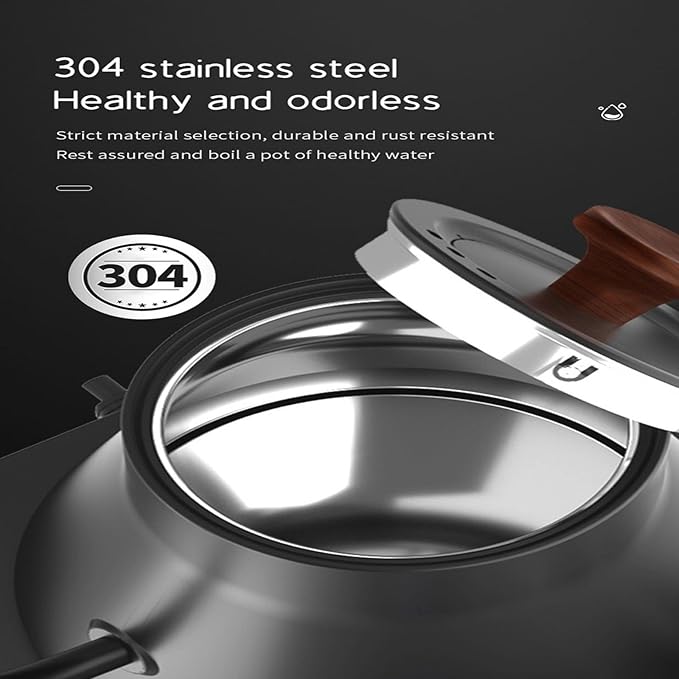 Smart Gooseneck Electric Kettle 1500W - Variable Temperature Control with LED Display, 304 Stainless Steel, 5oz Micro-Brew & 24H Keep Warm for Coffee/Tea(WHITE, EU PLUG)
